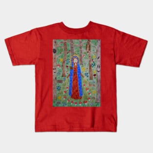 Maria in the Forest Kids T-Shirt